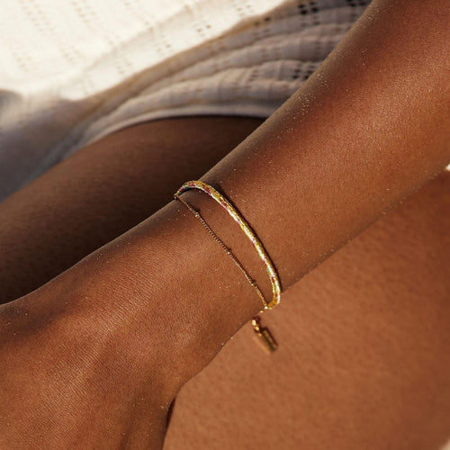 Rio String Gold Bracelet