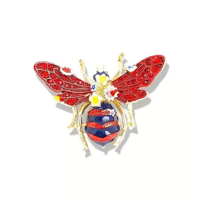 Rosegarden Bee Brooch