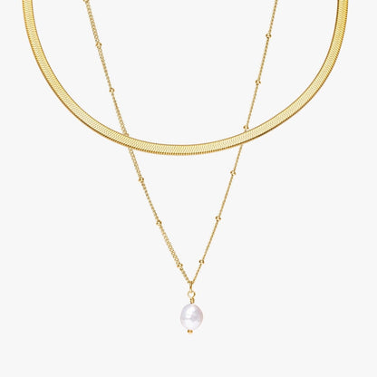 Lustre Line Pearl Choker Set
