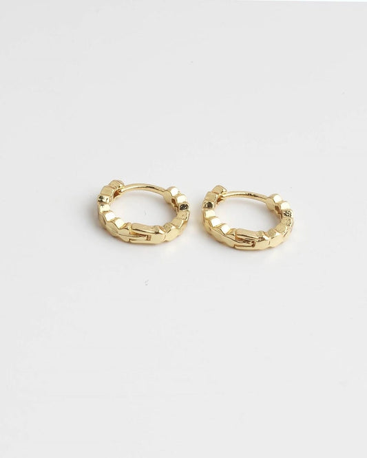 Emma Radiant Classic Hoop Earrings