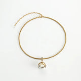 Wildflower Pearl Crown Necklace